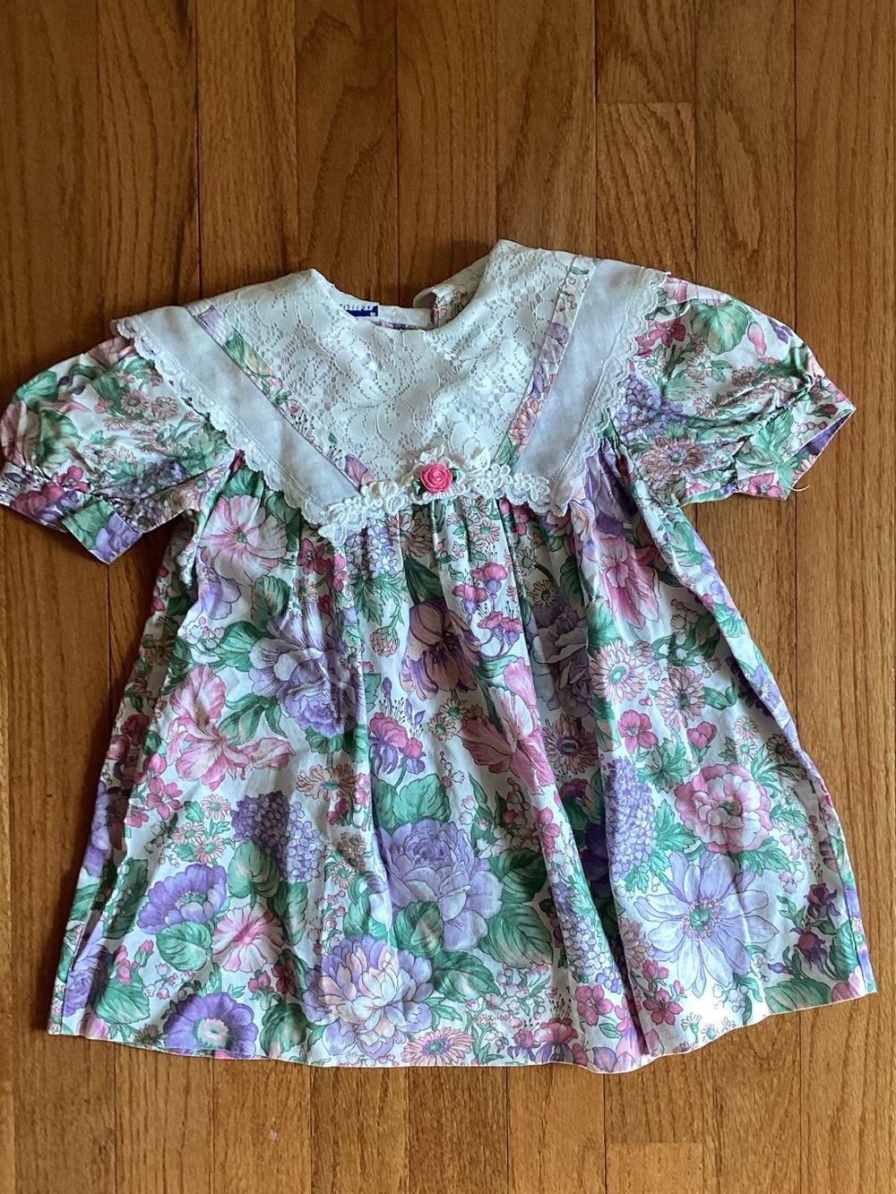 Vintage Toddler Floral Dress